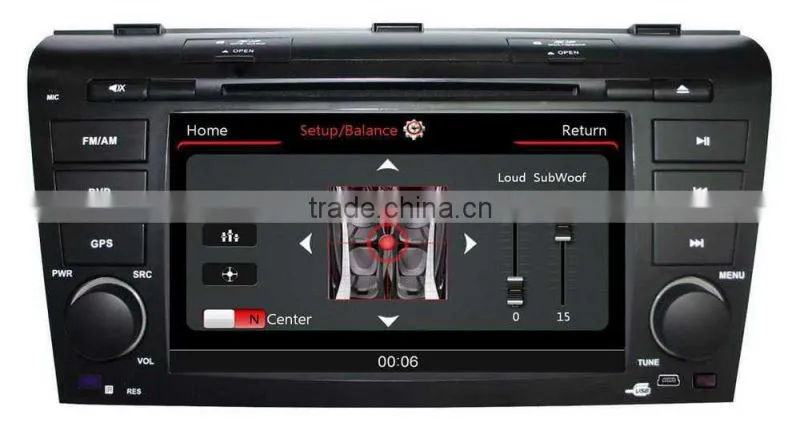 hot sale CAR ELECTRONIC car dvd for MAZDA 3 2004-2009 with factory