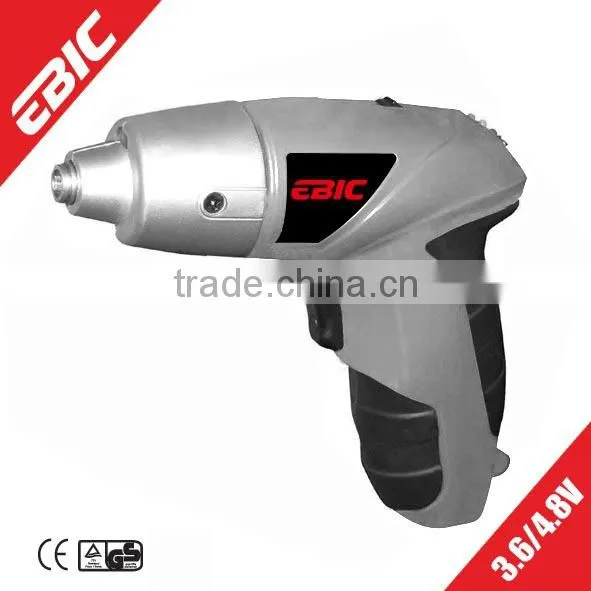 3.6/4.8V LED Lithium-ion Battery Cordless Screwdriver (CSD4804)