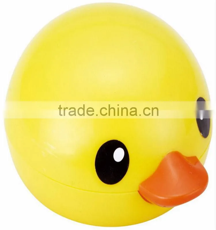 Custom Cartoon Contact Lens Cases,Contact Lenses Plastic Case,Yellow Duck Contact Lens Box