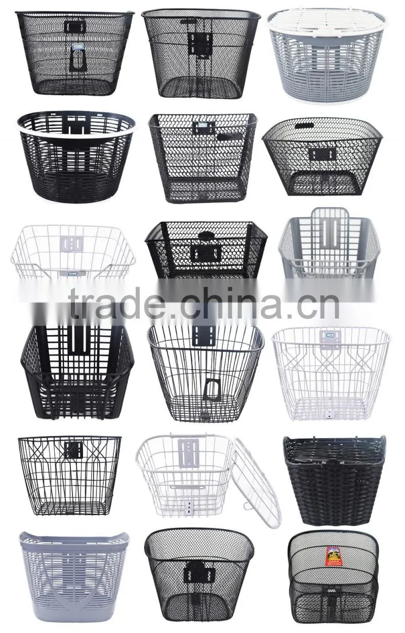 removable bicycle basket bicycle basket PLASTIC BASKET