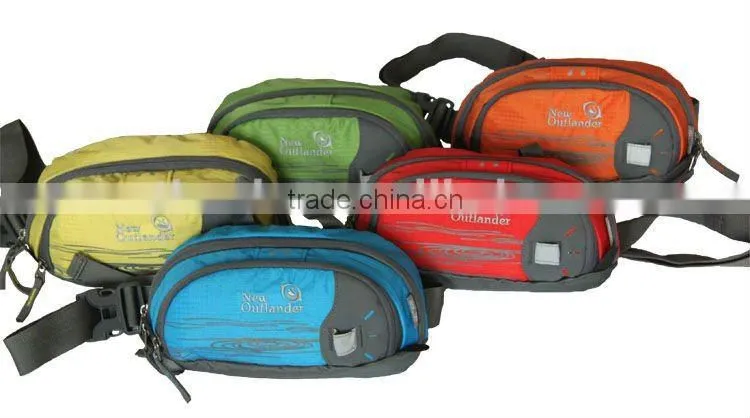 Leisure Zipper Adjustable Strap Flap Waist Pack