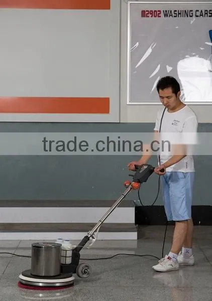 Hand held floor polishing machine