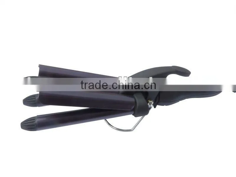 Profession salon triple barrel wave curling iron