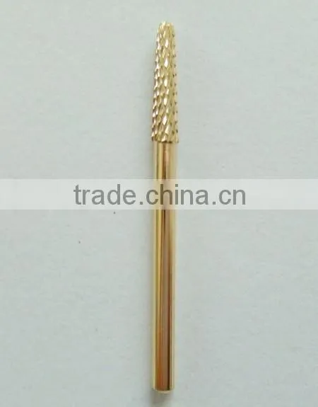 YIWU Pop-Selling Uesable Golden Electric Nail Drill Bits for Nail drill Machine S6
