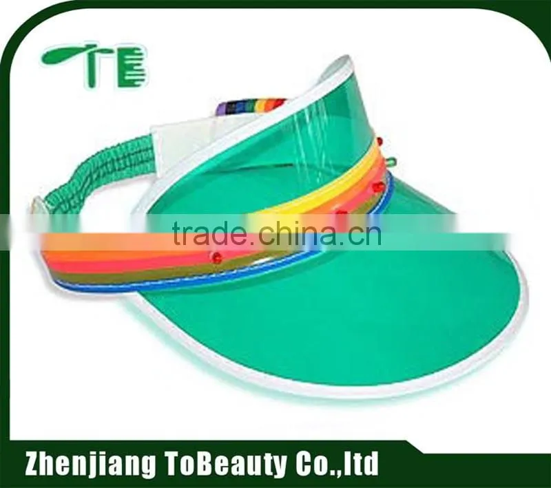 plastic sun visor cap