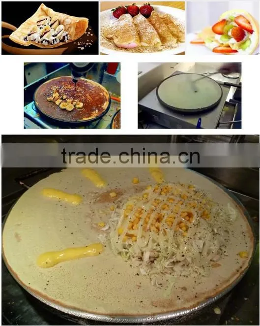 C1 Single Plate Stainless Steel Electric Commercial Crepe Maker
