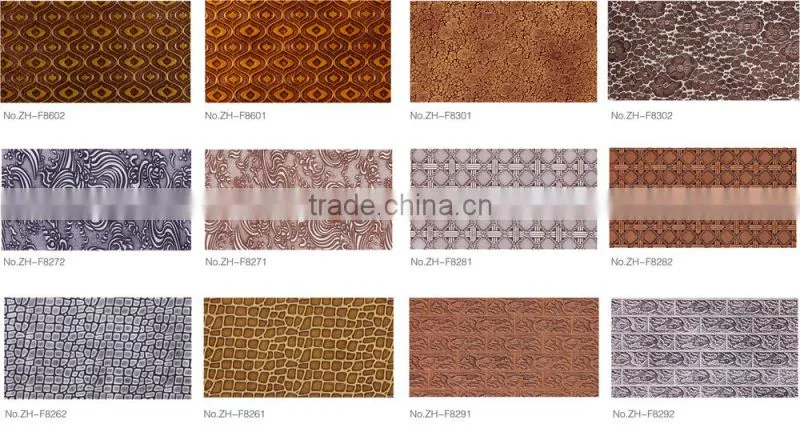 high quality MDF base material 3d wallpaper