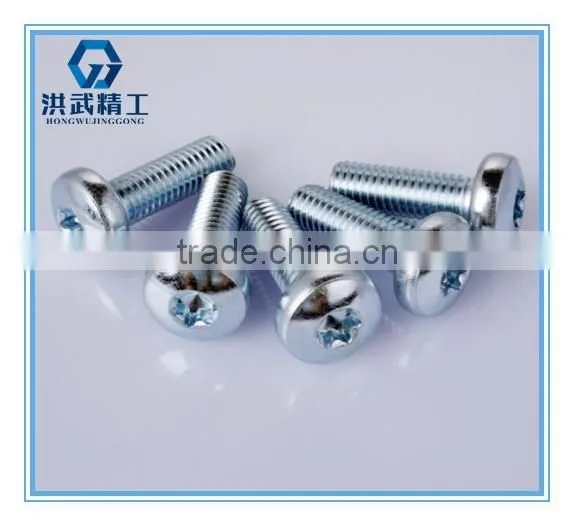Cross recessed pan head screws with high quality