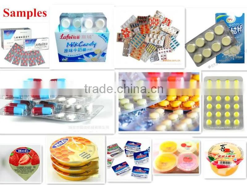 high quality gum blister packaging machine for promotion