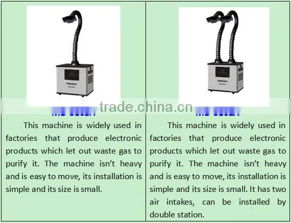 Made in China Factory MD3101A digital display fume extractor / ESD smoke absorber /laser smoke filter