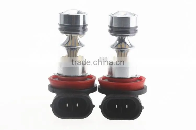 High lumen per watt led h8 led fog light bulb auto led light crees DRL bulb