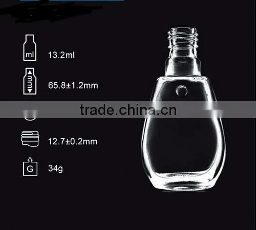 Glass Nail varnish Packaging /Nail cosmatic glass packaging