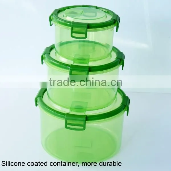 Stackable&Nestable vacuum plastic storage containers