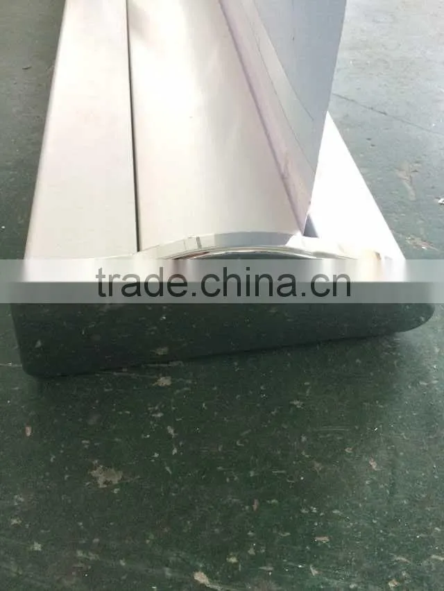 aluminum wide base roll up banner stand, expo 80*200cm broad base roll up standees