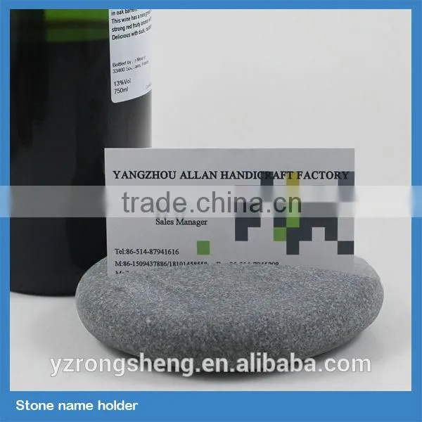 Stone paper holder