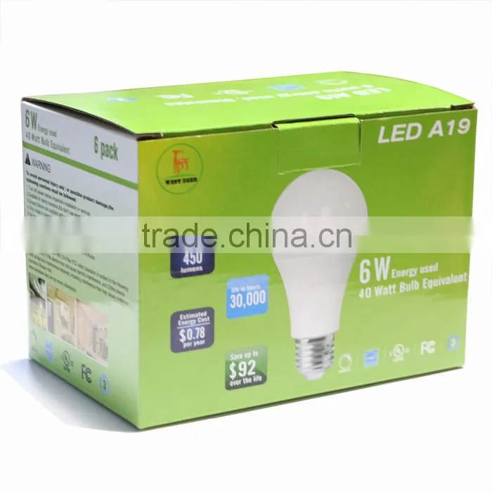 E26 led the lamp A19 led bulb light 2700/5000K with UL listed