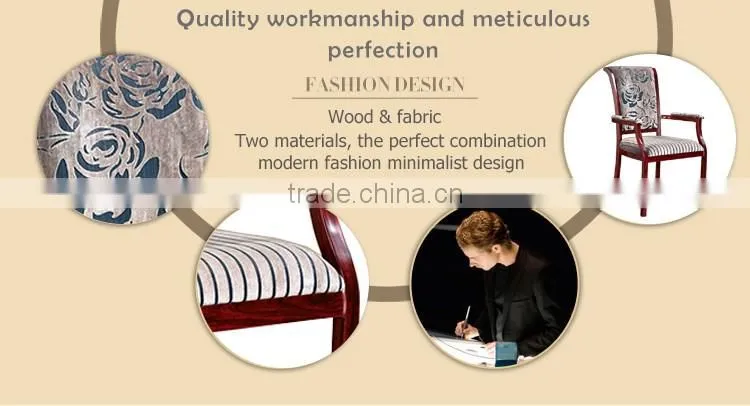 Hotel furniture armrest wood imitation chair antique dining chair for sale