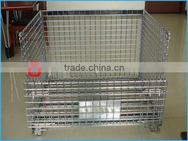 Accept custom order metal stackable pallet box metal pallet