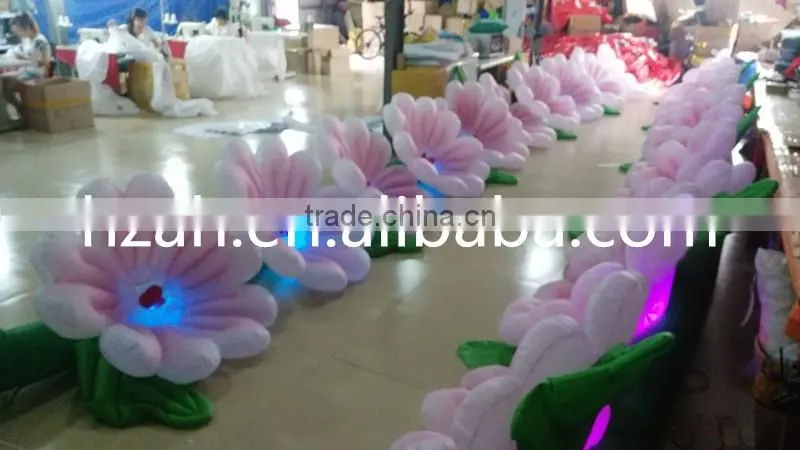 2016 New Inflatable Flower Long Wedding Decoration Flower