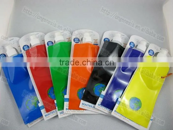 Eco-friendly folding water bottle