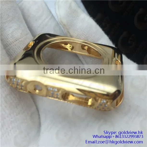 For apple watch 24k Gold,24k Gold For apple watch,For apple watch 24k Gold Diamonds housing
