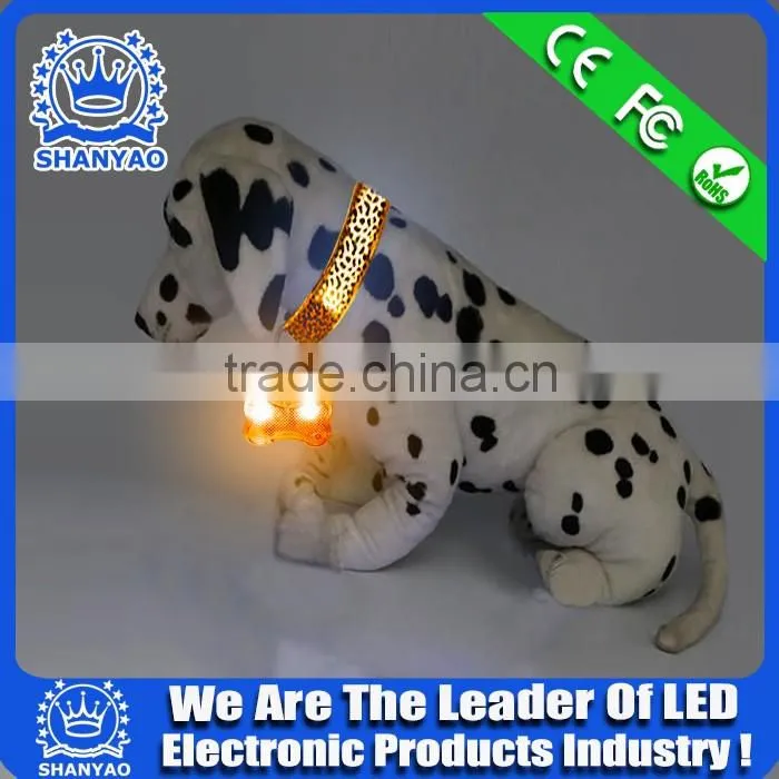 Fashion Led Light Pet ID Tag For Dogs and Cats Joging