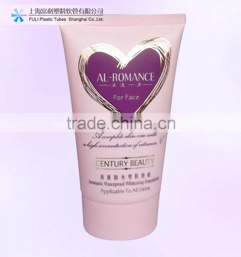 HDPE Tube and cosmetic packaging tube for hand cream with flip cap