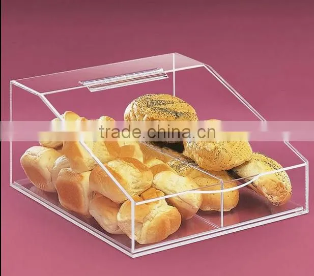 clear acrylic store food box for supermarket