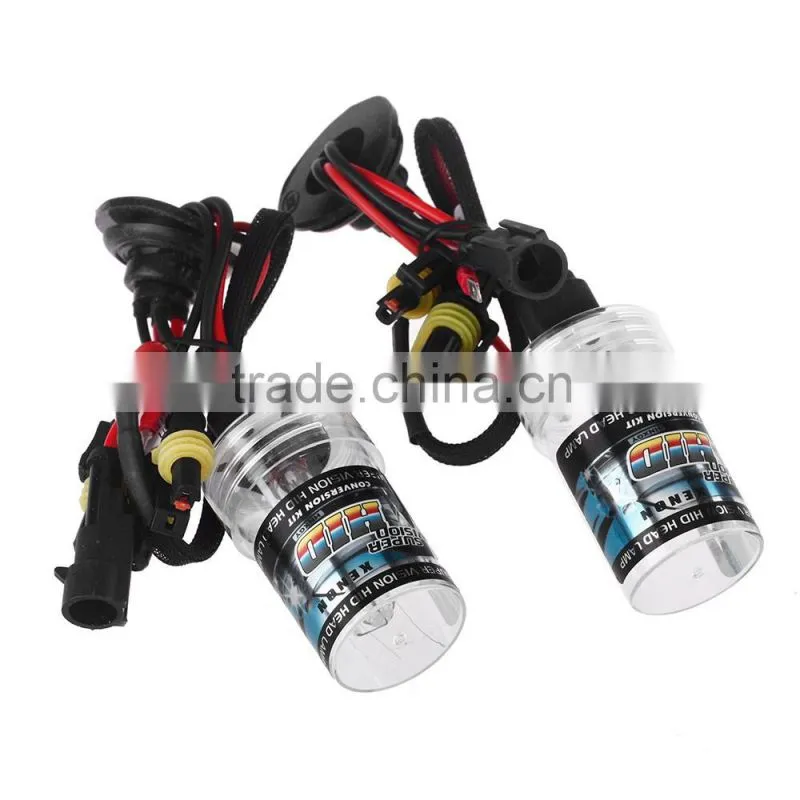2pcs H1 35W 6000K HID Xenon Replacement Bulb Lamps Light Conversion Kit Car Head Lamp Light
