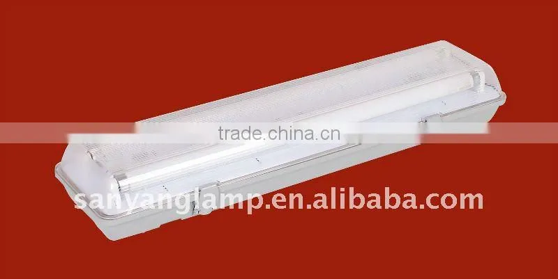 Ip65 waterproof fluorescent fitting 2x18