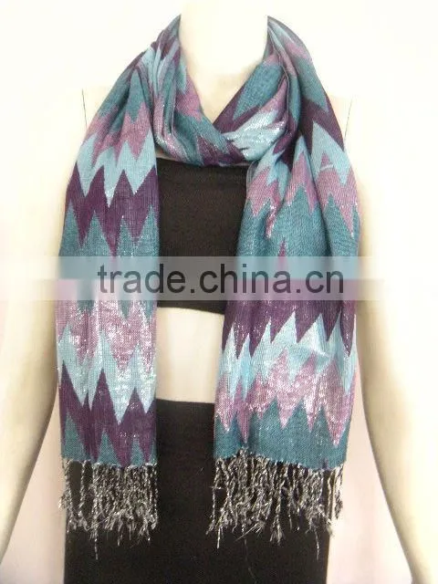 100%viscose Jacquard shawls&scarf