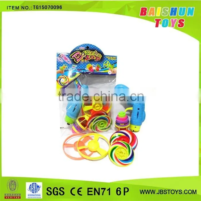 Promotion toy flyer and spinning toys with fan tg15070096