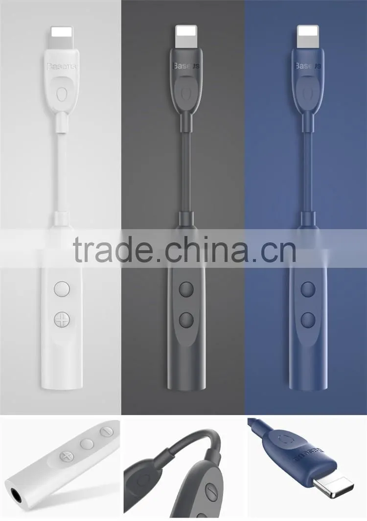 3.5 mm Audio jack adapter light up headphone cable for iphone 7
