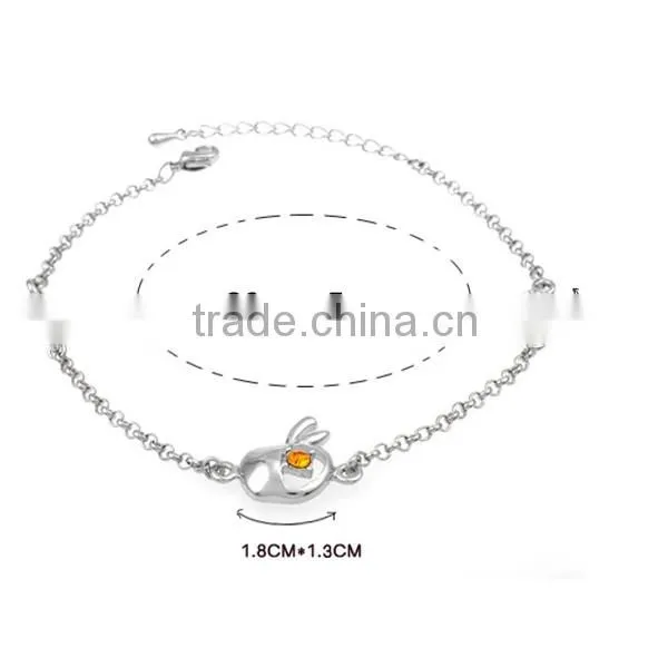 Fashion Apple Shaped Rhinestone Bracelets Wholesale