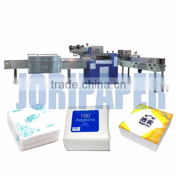 High Speed Fully Automatic Napkin Tissue Paper Warpping and Packing Machine
