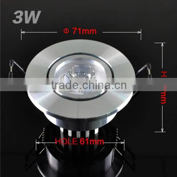 3W Celling Light Low Power Consumption Ultra light down jacket