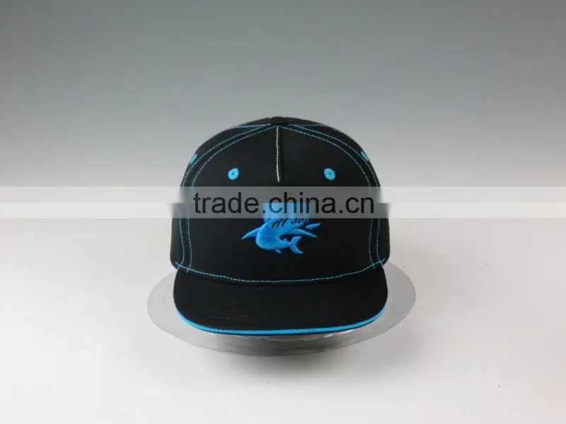 Round flat brim snapback hats for children