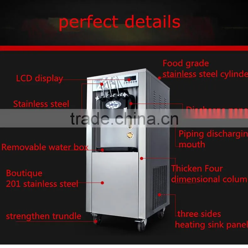 Manufacturing soft ice cream machine for sale