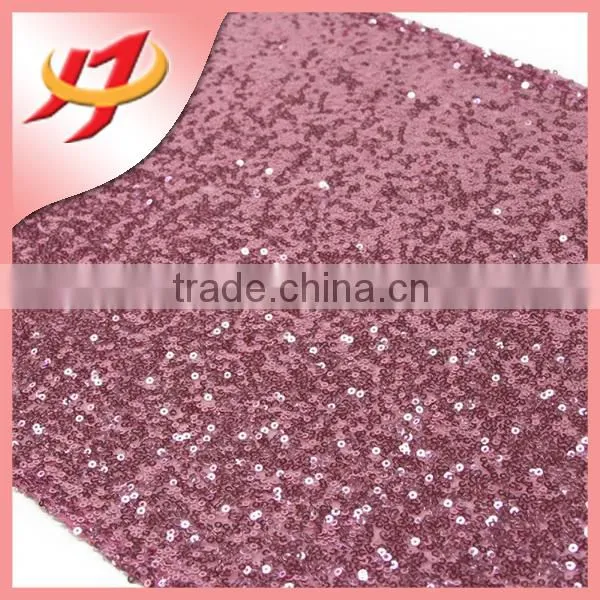 Fancy Luxury Silver Sequin Laser Cut Felt Table Runner for Square Tables