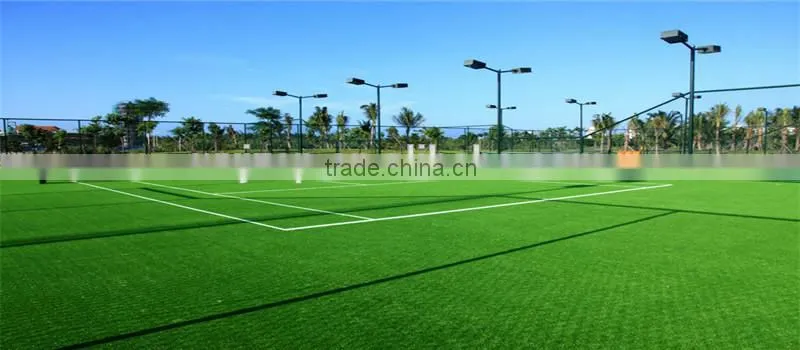 Best quality PE fibrillated 10mm artificial grass for tennis