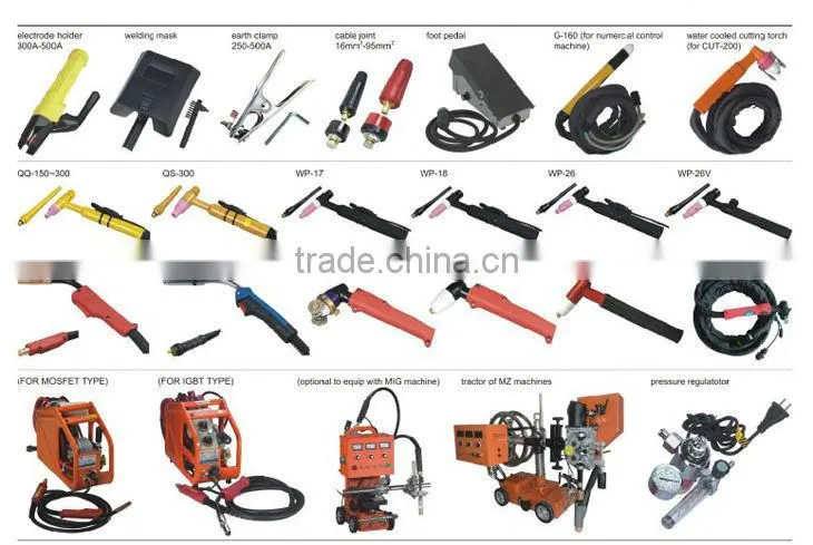 2015 one phase 220V inverter mig welding machine low price super quality MIG-200Y mig welder for wholesale