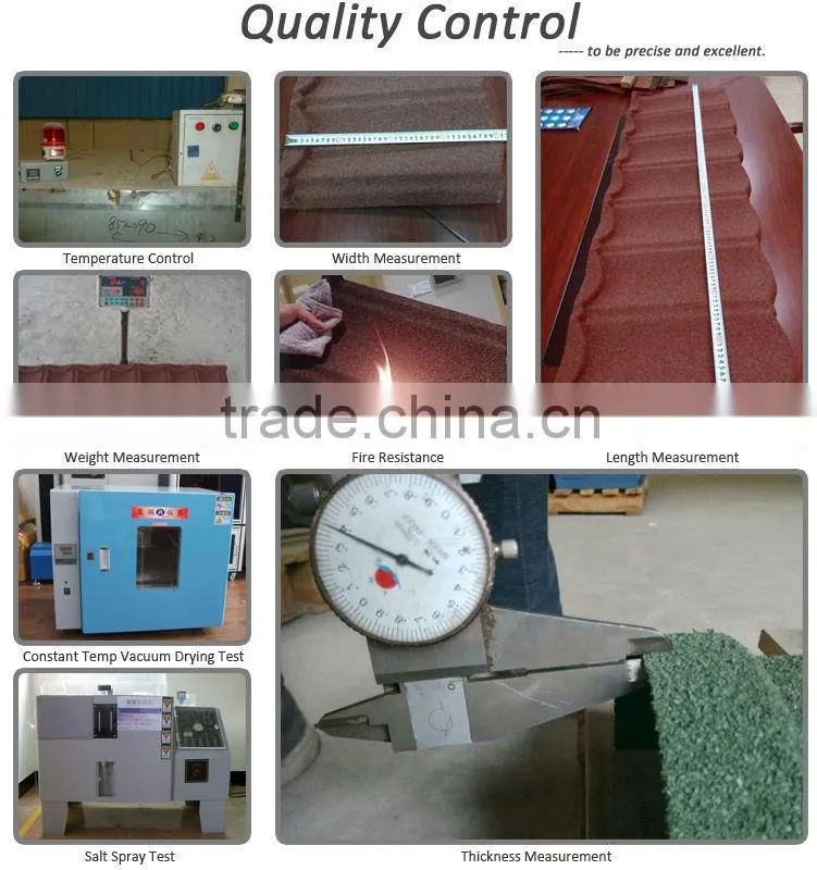 Dongyue Brand zinc and aluminum steel stone coated metal roofing tiles ,roof tile