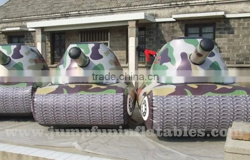 inflatable tank paintball bunker for outdoor shooting game
