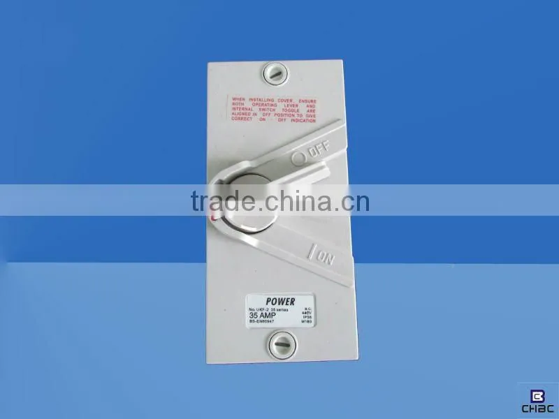 Manufacturers supply 65A Waterproo Load Low voltage isolation switch