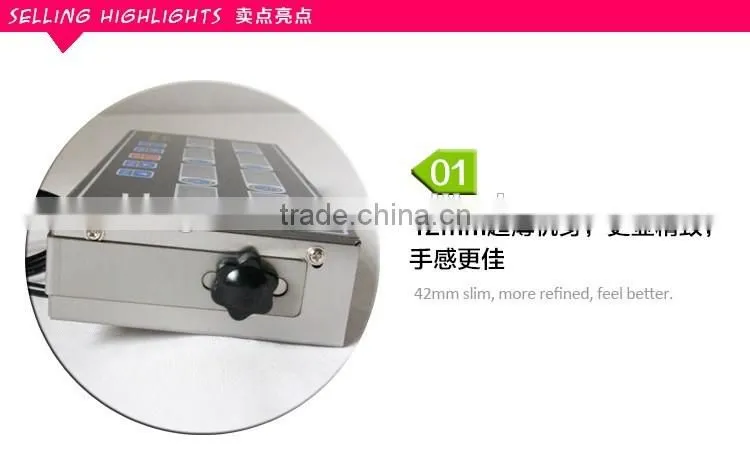 commerical use restaurant kitchen eight channels digital kitchen timer,cooking thermometer and timer