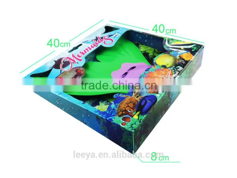 Mermaid swimming tail for sale with monifin fin for swim and water training F-106