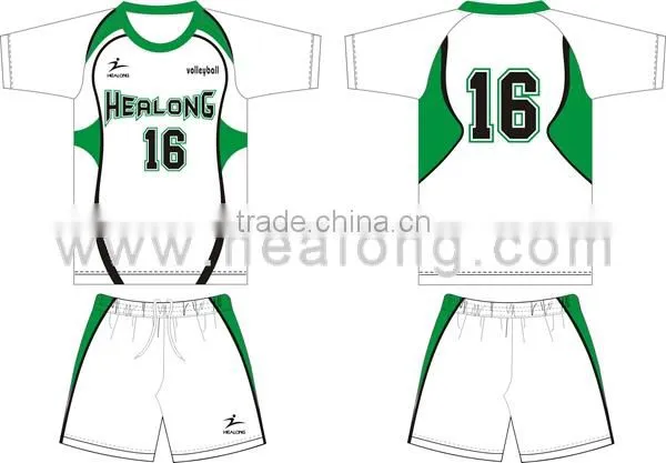100%polyester custom logo volleyball clothing creen printing