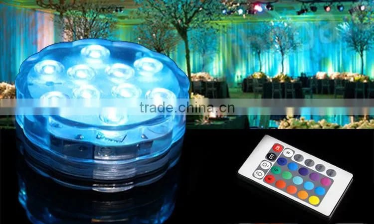 Wholesale Color Changing Aqurium Decoration Remote Controlled Battery Operated Led Light