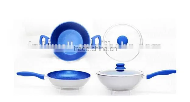 Aluminum ceramic cookware set