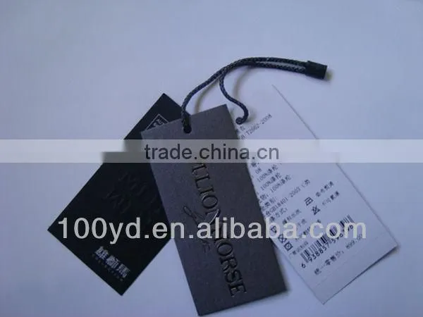 Hot Fabric Paper garment hang tag